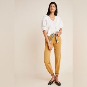Scout slim pleated pants from Anthropologie